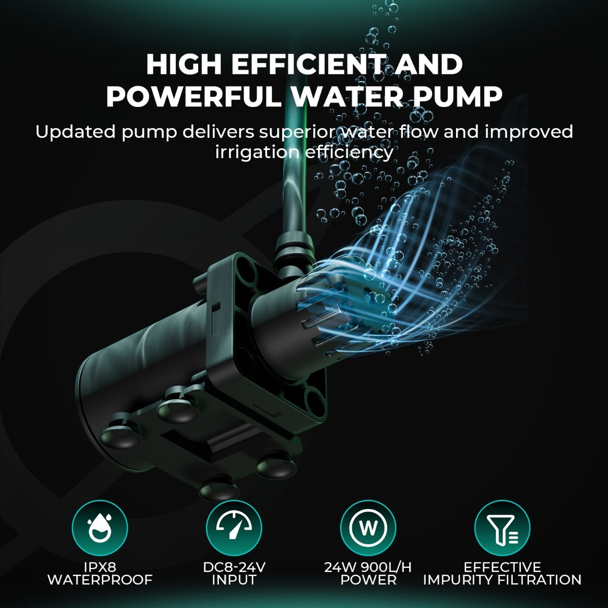 Kit de irrigação Automática Drip Mars Hydro para até 8 plantas