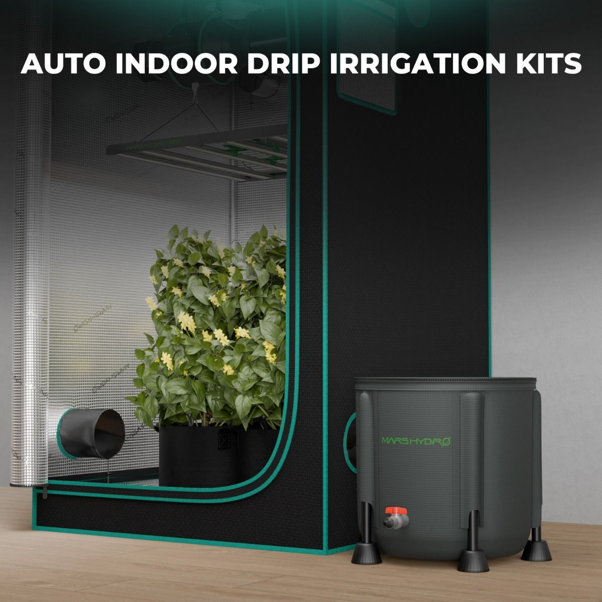 Kit de irrigação Automática Drip Mars Hydro para até 8 plantas