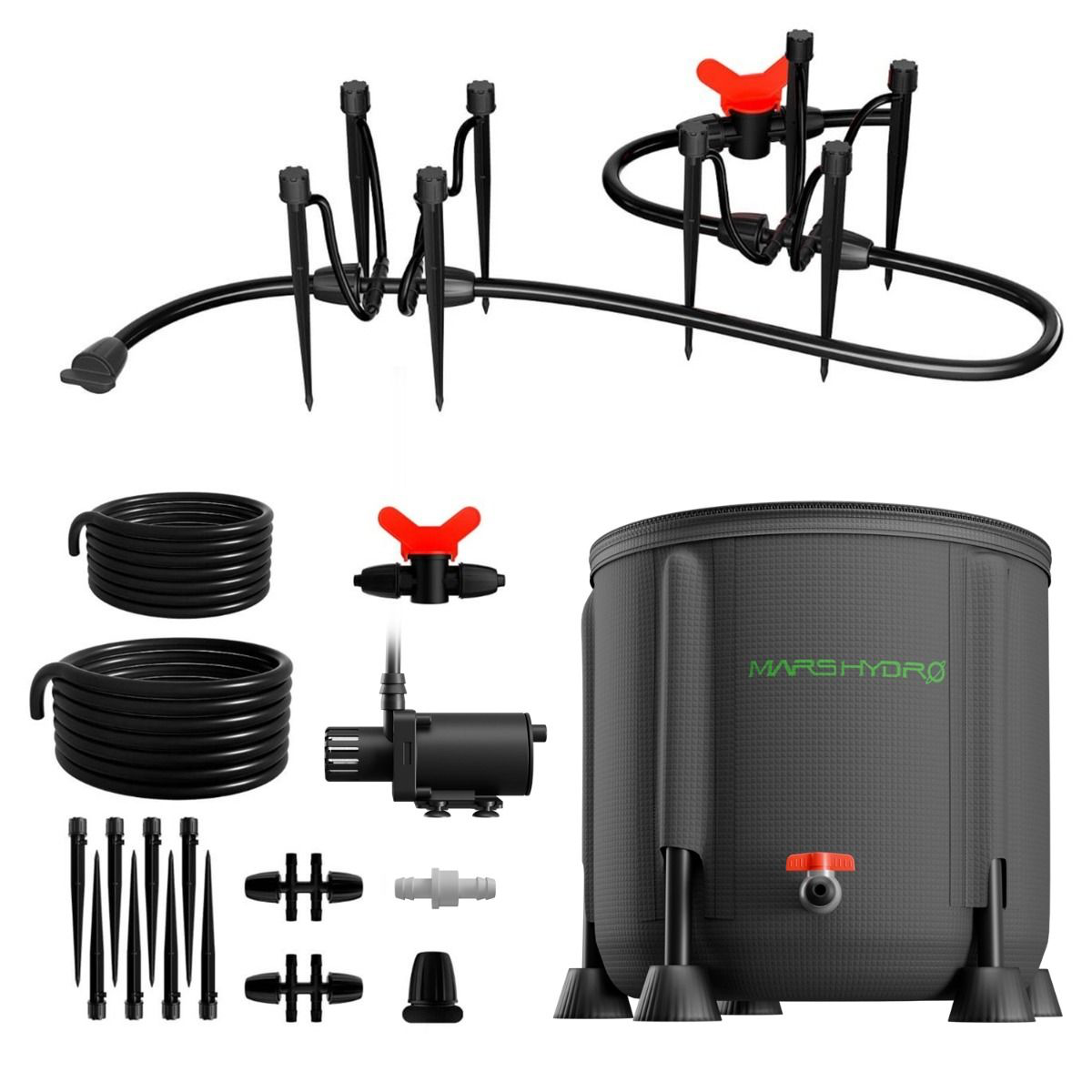 Kit de irrigação Automática Drip Mars Hydro para até 8 plantas