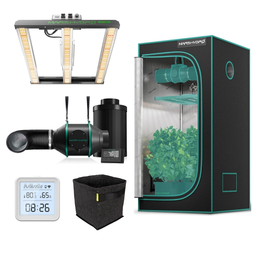 Kit Cultivo Completo 80x80x160cm MARS HYDRO FC1500