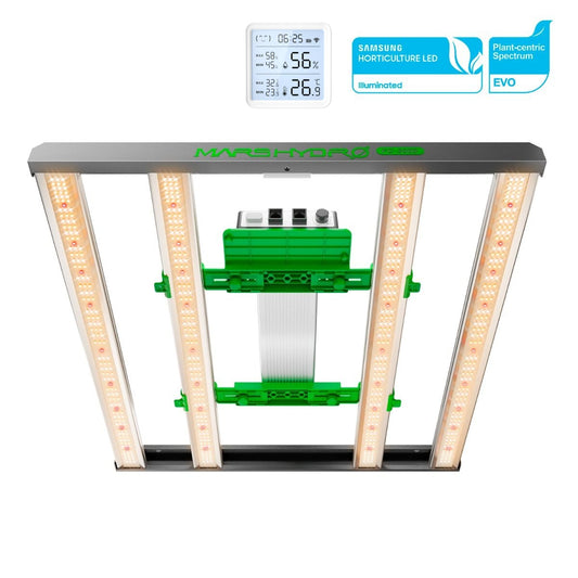 LED MARS HYDRO FC3000 Quantum Bar 300w Samsung LM301H EVO SMART Bluetooth + Wifi