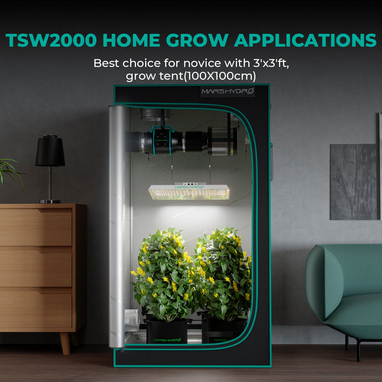 LED MARS HYDRO TSW2000 Quantum Board 300w