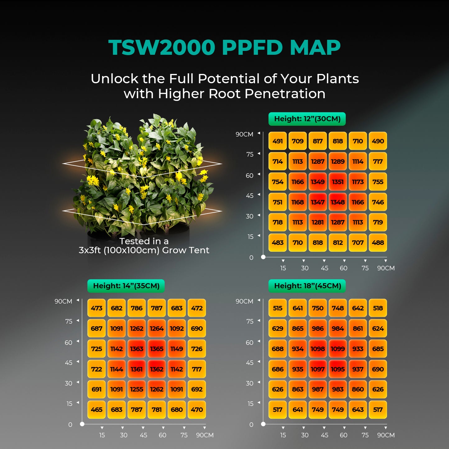 LED MARS HYDRO TSW2000 Quantum Board 300w