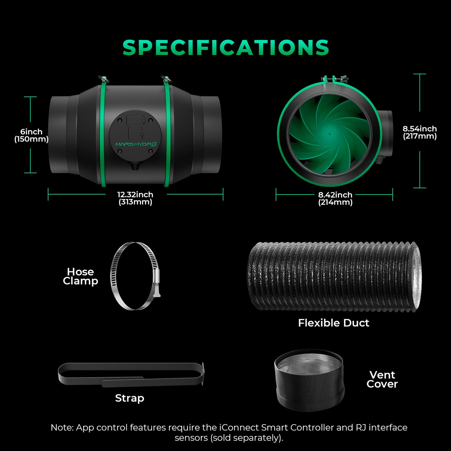 Kit de Cultivo 120x120cm Mars Hydro FC4800 iControl Sistema Smart