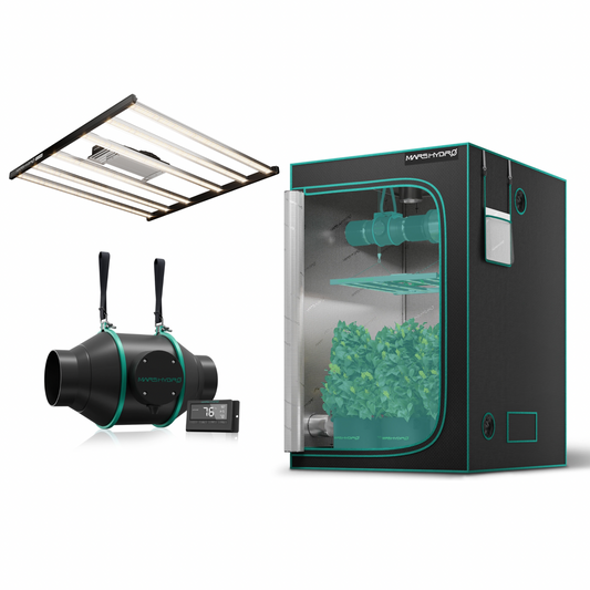 Kit de Cultivo Completo 120X120x200cm Mars Hydro LED FCE4800