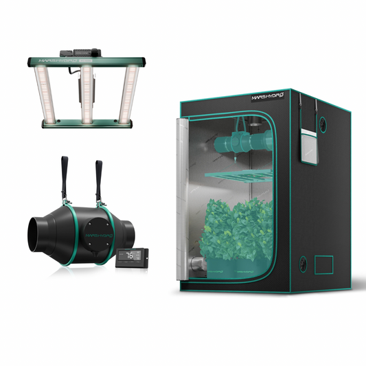 Kit de Cultivo Completo 80x80x160cm Mars Hydro LED FC1500